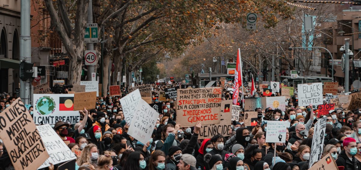 Protest in support of diversity