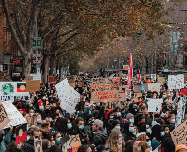 Protest in support of diversity