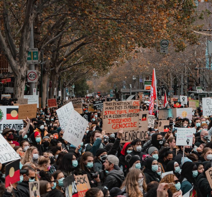 Protest in support of diversity